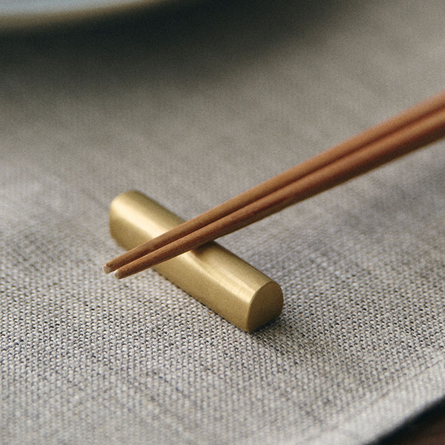 Brass Chopstick Rest Round and Square