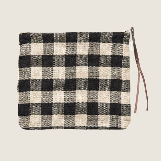 Canna Linen Pouch Bag