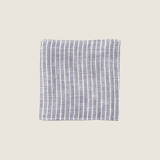 Linen Coaster | White Stripe