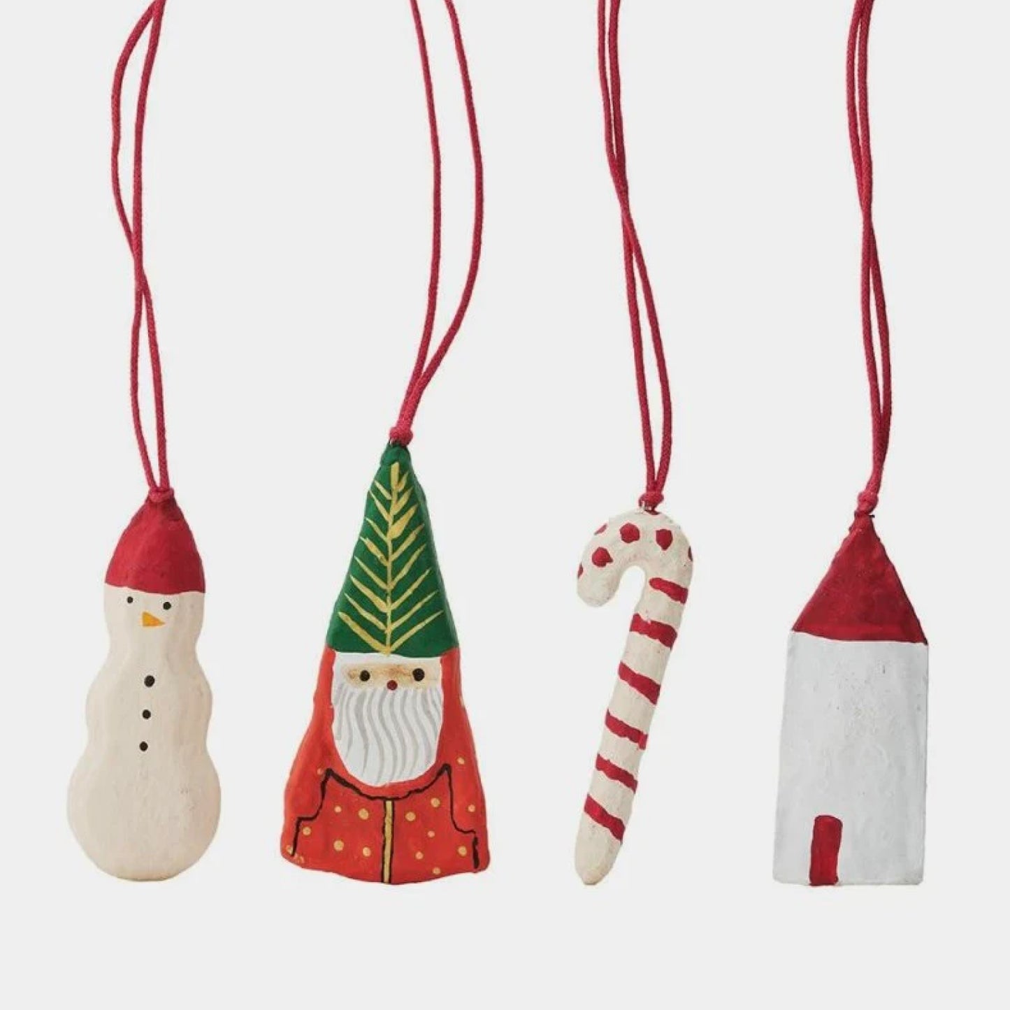 Holiday Ornament Noel 4 Pcs Set