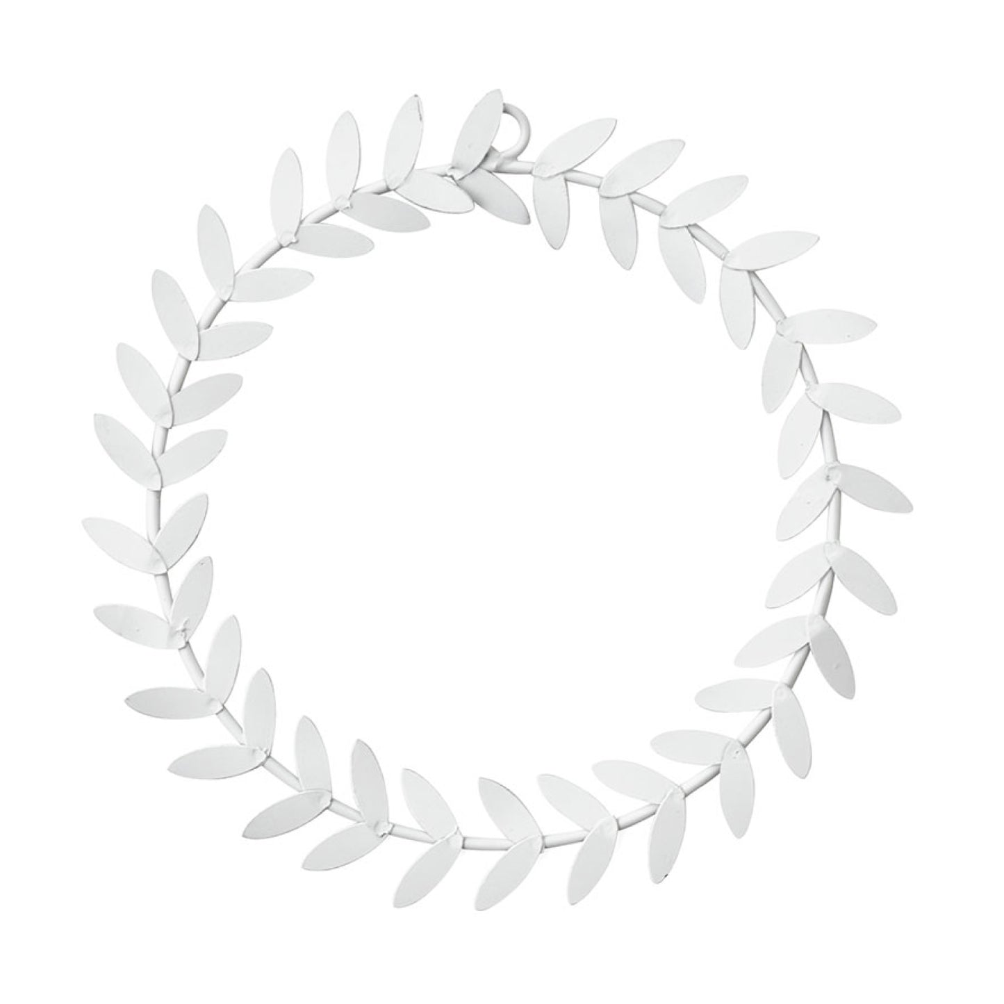 Wreath Olive (L) White