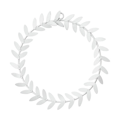 Wreath Olive (L) White