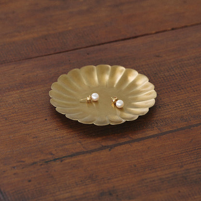 Brass Petal Tray