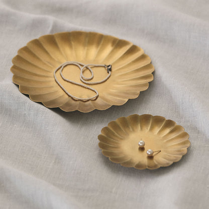 Brass Petal Tray
