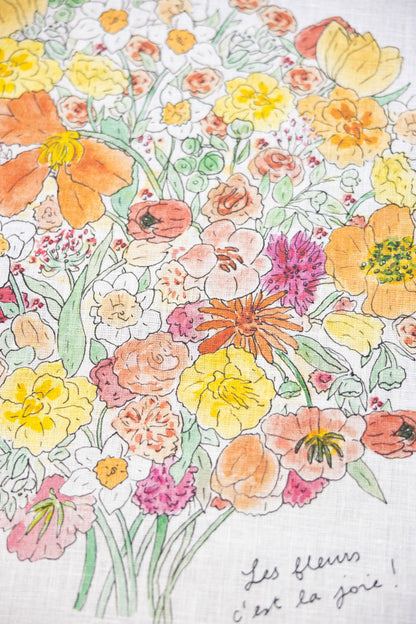 2026 Linen Calendar - JOYFUL BOUQUET