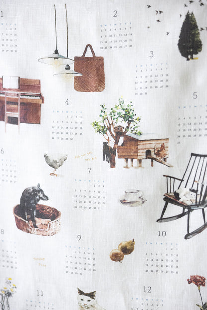 2026 Linen Calendar - MY DAILY LIFE
