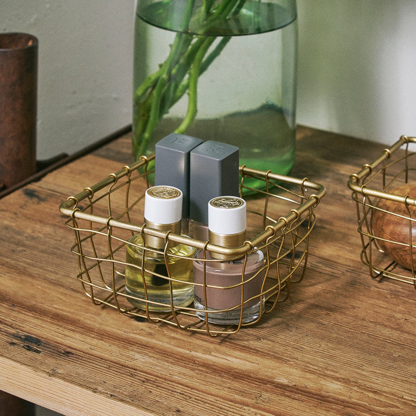 Iron Wire Basket Square - Small