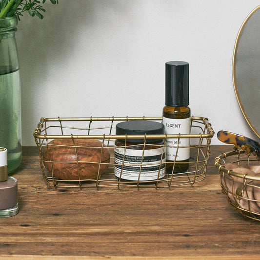 Iron wire basket rectangle - Small