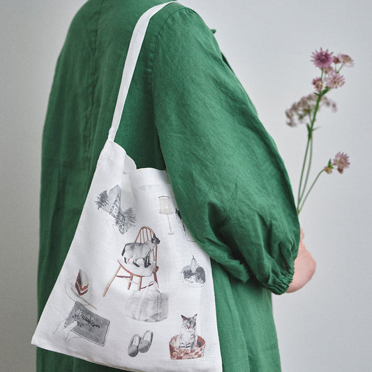 One Handle Bag Living with Cats - Misato Ogihara