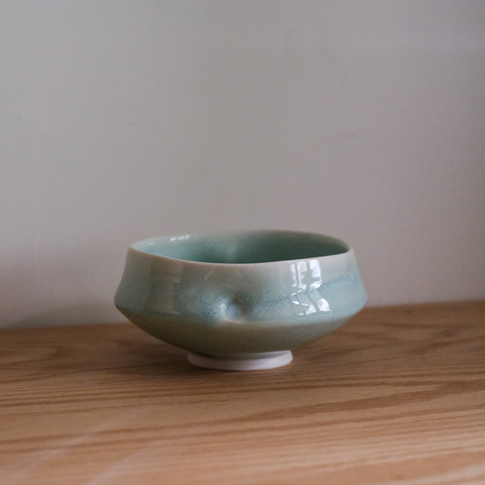 Turquoise Porcelain Bowl - CO-E176