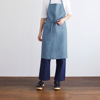 Linen Daily Apron - Bluette