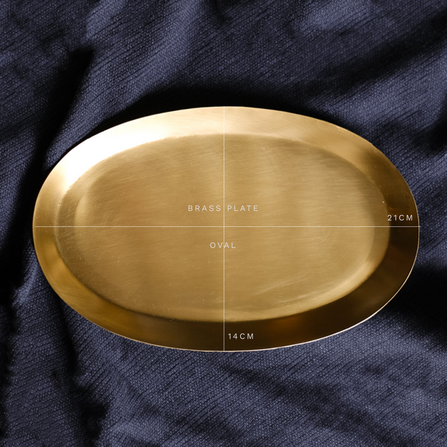 Brass Plate Oval