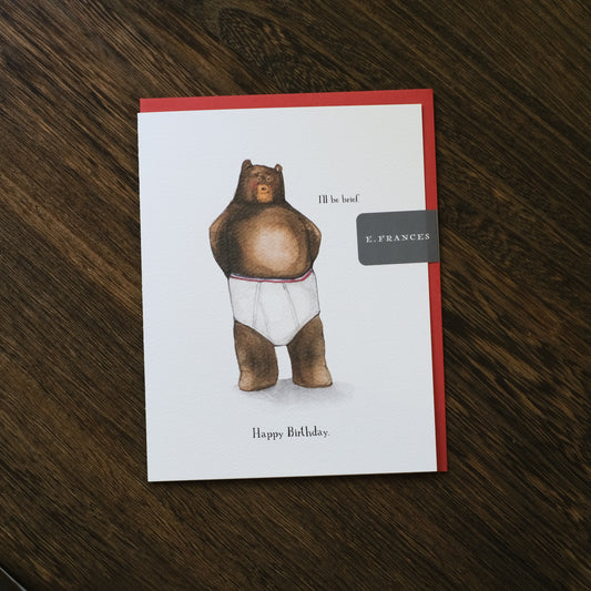 I'Ll Be Brief - Greeting Card