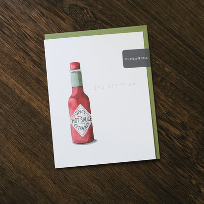 Hot Sauce - Greeting Card