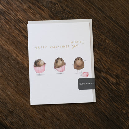 Chocolate Striptease - Greeting Card