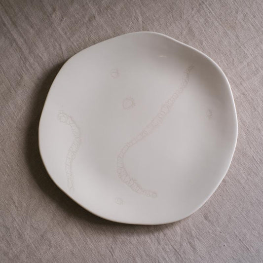 Made in 852 Espella Hui - 27Cm Porcelain Plate - Co-E53