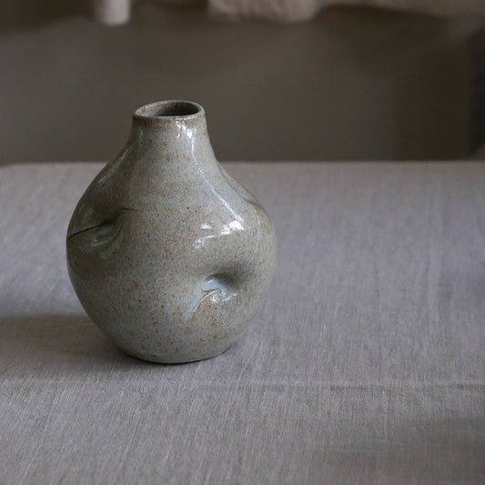 Dark Clay Vase 6Inch Height